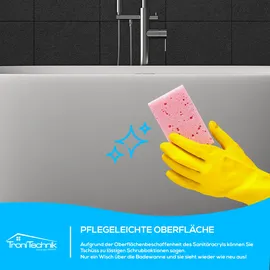 Tronitechnik SIFNOS freistehende Badewanne 170 x 80 x 58 cm (195 l)