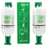 Plum Augenspülstation Maxi, 2 Flaschen, 1000ml, Natriumchloridlösung Plum