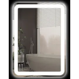 Homcom Badspiegel 50 x 70 cm LED mit 3 Lichtfarben IP44