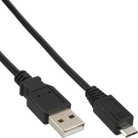 InLine Micro-USB 2.0 Kabel, USB-A Stecker an Micro-B Stecker,