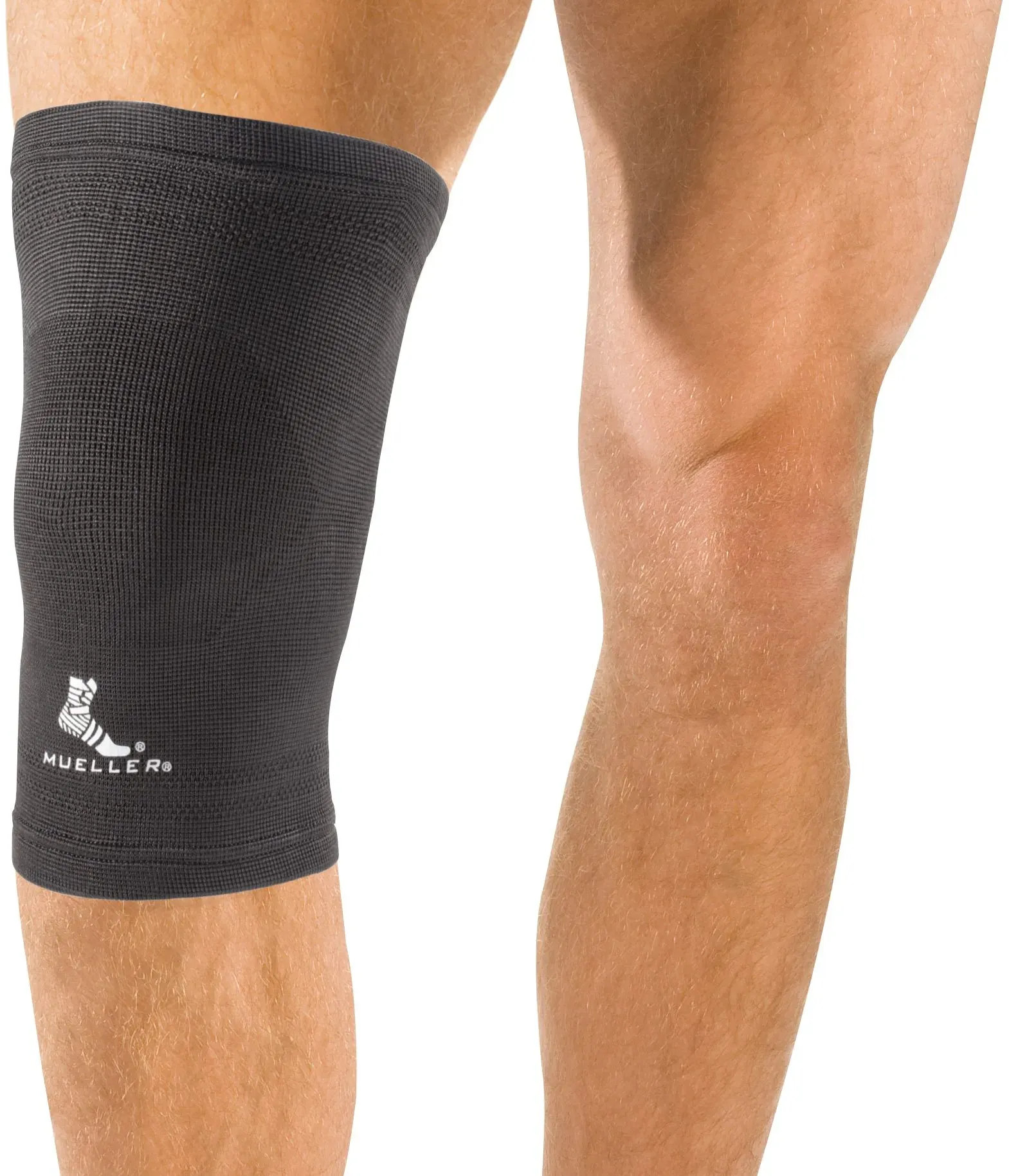 Mueller Elastic Knie Bandage 1 St schwarz Unisex