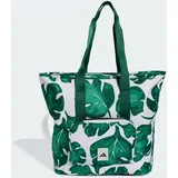 adidas Leaf Print Women - Tragetasche (orbit grey/collegiate green/green/semi court green)