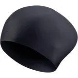 Nike Long Hair Silicone C Schwimmkappe schwarz Einheitsgröße