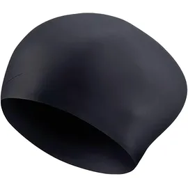Nike Long Hair Silicone C Schwimmkappe schwarz Einheitsgröße