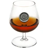 English Pewter Company 14,5 oz Brandy Cognac Snifter Glas mit Monogramm Initiale - personalisiertes Geschenk mit Ihrer Wahl der Initiale (C) [MON203]