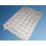 Betten Hofmann Hofmanns Franken Sommer Daunendecke Punktstepp 155x220 cm 100% NEUE Gänsedaunen - weiß