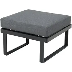 CASAYA Hocker »Opazo«, BxHxT: 74 x 33 x 74 cm, Aluminium/Polyester - grau
