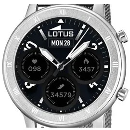 Lotus 50037/1 BT 40 mm Edelstahlgehäuse Silber Edelstahlarmband Silber M