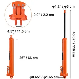 Vevor Wagenheber Stahl 8 t