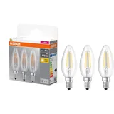 Osram LED Base Classic B 819313 4W E14 warmweiß 3 St.