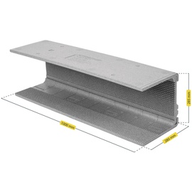 Schellenberg Rollladenkasten-Dämmung 3-teilig 100x28x1,3 cm