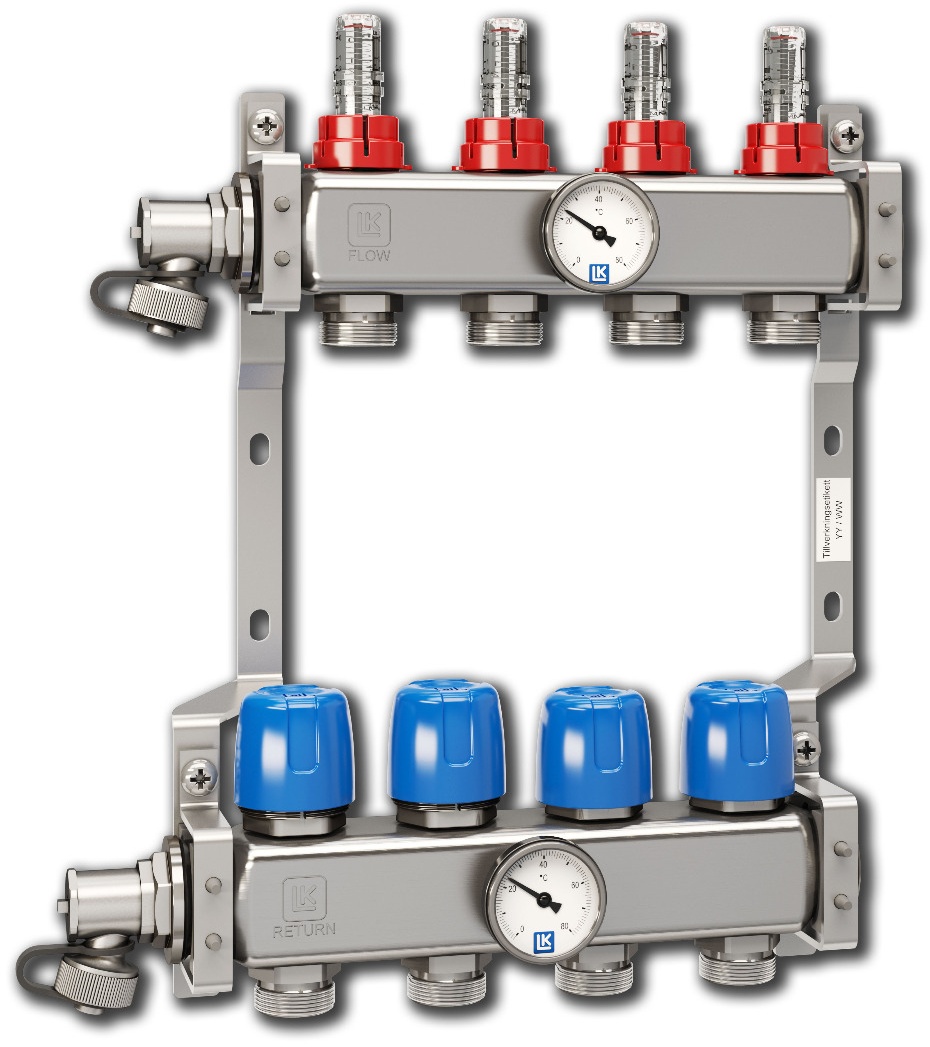 LK Armatur | LK 430 | Heizkreisverteiler für 4 HK