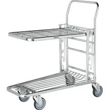 Kongamek Einkaufswagen Gummi 890x520x1000mm 300kg Tragkraft verstellbar