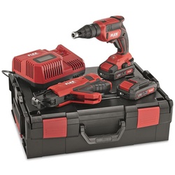 Flex Akku-Trockenbauschrauber DW 45 18.0-EC M/2.5 Set+ Akkus/Ladegerät/Magazin