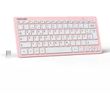 TeckNet Slim Mini Kabellose Tastatur DE