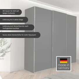 Rauch Schwebetürenschrank RAUCH "Kleiderschrank Schrank Garderobe Schlafzimmerschrank CONTIDO", schwarz, B:162cm H:223cm T:68cm, Holzwerkstoff, Schränke, Schwebetürenschrank, aus hochwertigem Material in 6 Breiten 2 Griff-Farben MADE IN GERMANY