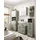 WELLTIME Palermo Hochschrank 59,8 x 180,9 x 32,6 cm Grün Kunststoff/Metall/MDF/Massivholz