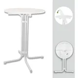 Trutzholm Stehtisch klappbar Ø 80 cm Höhe 110 cm Stahl Gastrotisch Partytisch Bistrotisch Gartentisch