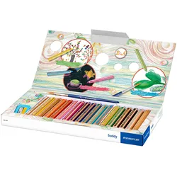 STAEDTLER buddy 3 in 1 - Farbstift - Wachs - für Glas, Pappe - gemischte Farben