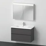 Duravit D-Neo Badmöbel-Set, mit Spiegelschrank, DE011704949,