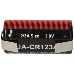 Ultralife Batterie CR123A 3V 2/3A mit U-Lötfahne