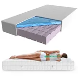 AM Qualitätsmatratzen Premium 7-Zonen Gelschaum-Matratze 120 x 200 cm H3