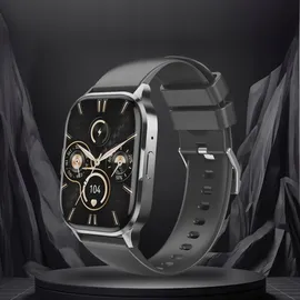 XO Smartwatch, J10 Amoled, schwarz - 2,01" HD full screen"