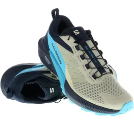 Salomon Sense Ride 5 Herren Traillaufschuhe-Türkis-10,5