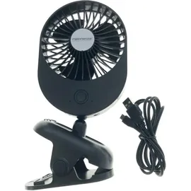 northix EHF103K 0 cm Tischventilator Schwarz