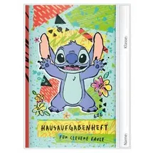 ROTH Hausaufgabenheft für clevere Faule Disney Stitch,