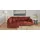 Home Affaire »CHARRE L-Form mit Ottomane, Maße B/T/H: 231/161/81 cm«, feine Steppung, lose Rücken- und Zierkissen, auch in Cord und Bouclé, rot
