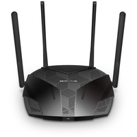 Mercusys MR80X AX3000 Dual-Band Wi-Fi 6 Router Router, Schwarz