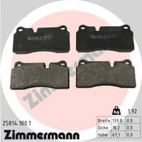 ZIMMERMANN Bremsbelagsatz, Scheibenbremse