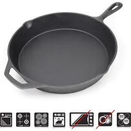 Wiltec Bratpfanne Ø 30 cm Gusseisen