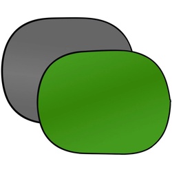 BRESSER Falthintergrund BR-3 Faltbarer Hintergrund 150x200cm 2-seitig grau/grün grau|grün