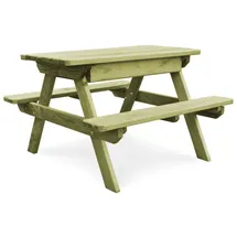 vidaXL Picknicktisch 7-tlg. Grün