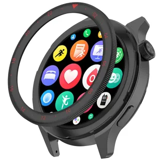 Zohmuly Bezel Styling Kompatibel mit Xiaomi Watch S4/S4 eSIM/S3/S3 eSIM, Ersetz Lünette Ring Kratzfest Edelstahl Schutz Kompatibel für Xiaomi Watch S4 eSIM