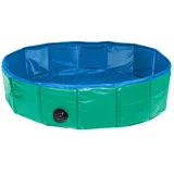 Karlie DOGGY POOL 80/120/160 cm Durchmesser - blau/grün - Hundepool Swimmingpool