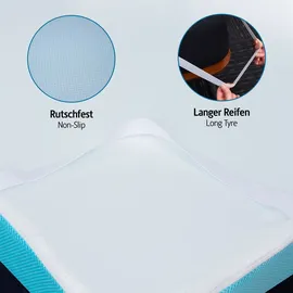 Komfortec Gel Topper 140 x 200 cm weiß