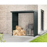 Hörmann Kaminholzregal Trend-V Typ 2 Metall 181 x 103 x 198 cm anthrazitgrau