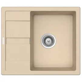 keenberk Granitspüle Victory S580.80 - Creme, ab 45er Unterschrank, 580 x 500 mm