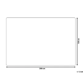 Beliani Kaweri Kuscheldecke 150 x 200 cm Rosa