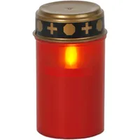 Led Grablicht -serene', Timer, Rot, 12cm
