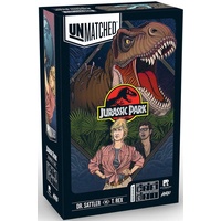 iello Unmatched Jurassic Park Dr. Sattler vs T-Rex