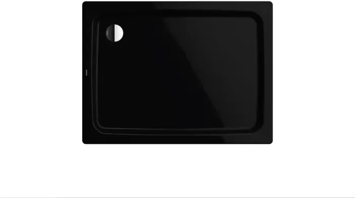 Kaldewei Duschplan Duschwanne 448648040701 75x80x6,5cm, mit Träger, schwarz