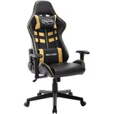 vidaXL Gaming-Stuhl Schwarz und Golden PC