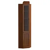 Eckvitrine Glasschrank Schrankvitrine Holzschrank Objektschrank Regalvitrine