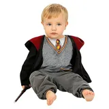 Metamorph Zauberer-Kostüm Harry Potter – Harry Kostüm für Babys, Ein Zauberschüler kann auch mal ganz klein anfangen! grau