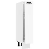 ROYAL24_MARKT Apothekerschrank - D15CARGO - ADELE - Elegante Stauraum Idee (Küchen Apothekerschrank, 1-St., Premium - ADELE) Beste Güte - Innovativ - Modern weiß