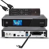 VU+ UNO 4K SE - UHD HDR 1x DVB-S2 E2 Linux Receiver + 150 Mbit WiFi Stick SAT-Receiver